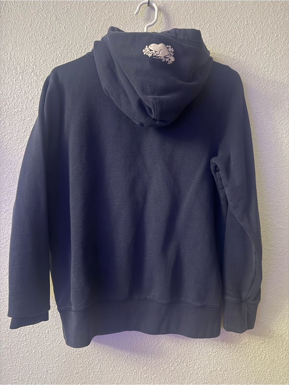 Roots Navy Hoodie with USA Flag Graphic - Picture 4 of 4